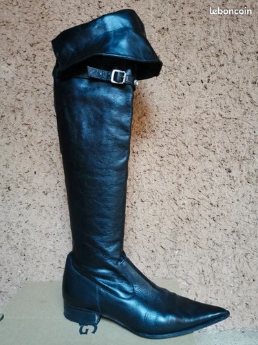 Cuissardes bottes cuir - bottes, femme